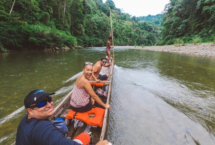 Panama for family individuell - Panama Familienreise - Embera Indianerdorf Bootsfahrt