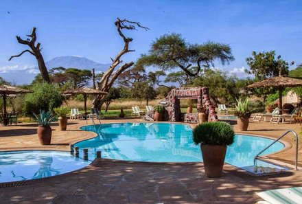 Kenia Familienreise - Kenia Family & Teens - Amboseli Nationalpark - Sentrim Camp - Pool