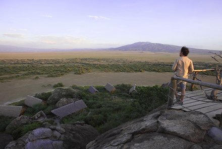 Familienreise Tansania - Tansania for family individuell deluxe - Conservation Area - Olduvai Ndogo Camp - Ausblick