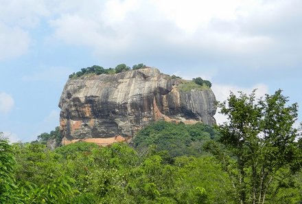 Sri Lanka for family Deluxe - Sri Lanka Individualreise mit Kindern - Blick auf den Sigiriya Felsen