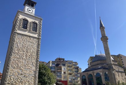 Albanien Familienreise - Albanien for family individuell - Korca - Turm