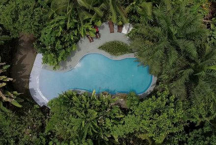 Costa Rica for family Deluxe - Familienreise in Costa Rica - Pool in der Maquenque Lodge 