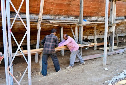 Oman mit Kindern individuell - Oman for family individuell - Sur Dhow-Werft