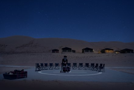 Oman Familienurlaub Wüstencamp - Thousand Nights Camp - Sternenbeobachtung