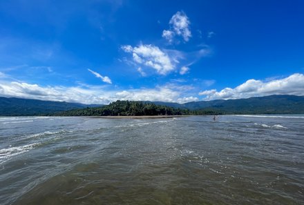 Costa Rica Familienreise - Costa Rica Family & Teens individuell - Aussicht auf den Strand von Uvita