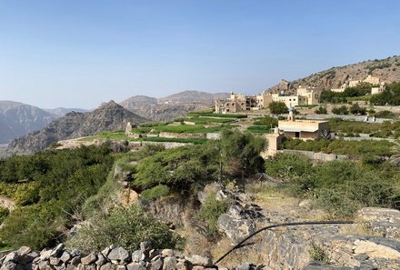 Familienreise Oman - Oman for family individuell deluxe - Aussicht am Jebel Akhdar