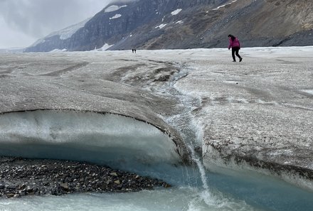 Westkanada Camping for family - Rocky Mountains mit Kindern -  Athabasca Icefield