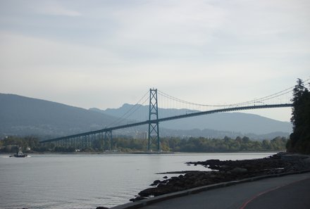 Westkanada for family individuell - Familienreise in Westkanada mit Kindern - Vancouver Brücke