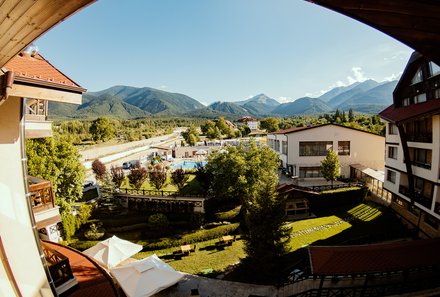 Bulgarien Familienreise - Bulgarien mit Kindern - Hotel Regnum Bansko - Aussicht