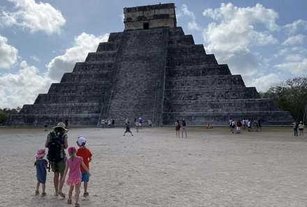 Mexiko for family Deluxe - Chichen Itza - Familienbesuch