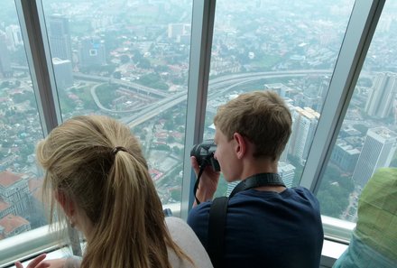 Malaysia for family individuell - Familienreise Malaysia & Borneo Rundreise - Ausblick Twin Towers