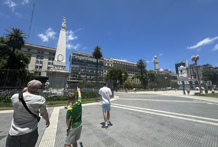 Patagonien Family & Teens - Buenos Aires - Plaza de Mayo mit Kindern