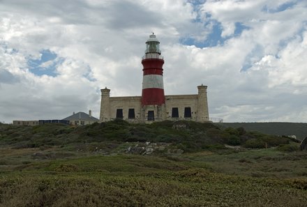 Familienreise Südafrika mit Kindern - Garden Route for family individuell deluxe - Cape Agulhas Leuchtturm