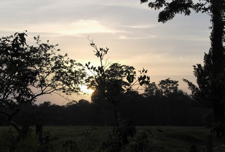 Costa Rica for family Deluxe - Familienreise in Costa Rica - Sonnenaufgang Maquenque Lodge 