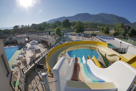 Bulgarien Familienreise - Bulgarien mit Kindern - Hotel Regnum Bansko - Rutsche