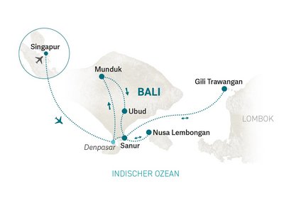 Bali for family Deluxe - Bali Familienreise - Reiseroute Bali 2025