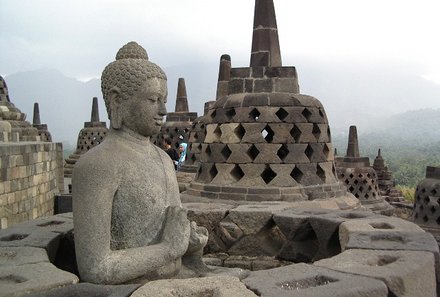 Bali for family deluxe - Familienreise Bali mit Kindern - Borobordur Tempel Buddha