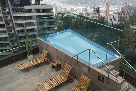 Kolumbien Familienreise - Kolumbien Family & Teens - Cafe Hotel Medellin - Pool/Jacuzzi