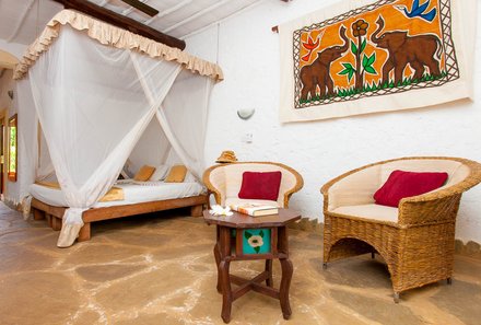 Kenia Familienreise - Kenia for family individuell - Strand & Buschabenteuer - Chale Island - The Sands at Chale Island - Zimmer