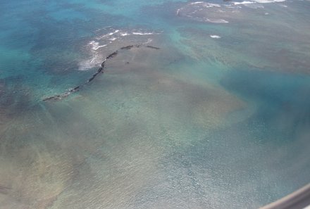 Hawaii Inselhopping for family individuell - Familienreise Hawaii mit Kindern - Ausblick aus dem Flugzeug