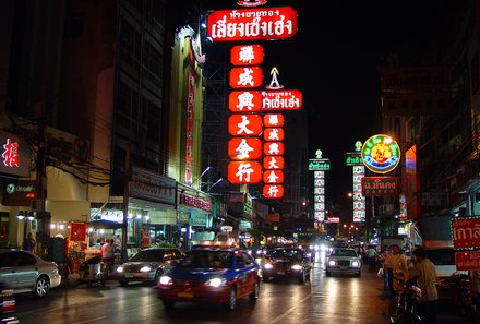 Thailand Familienreise mit Kindern - Thailand for family individuell - China Town Neonschilder