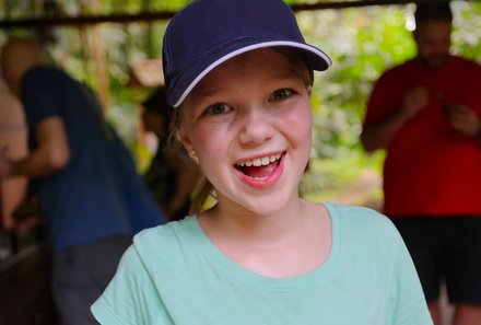 Familienurlaub Costa Rica - Costa Rica Young Family individuell - Mädchen mit Schokolade