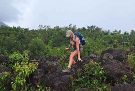 Familienurlaub Costa Rica - Costa Rica Abenteuer Regenwald und Pazifik - Vulkan Arenal Nationalpark - Wanderung Lavafelder