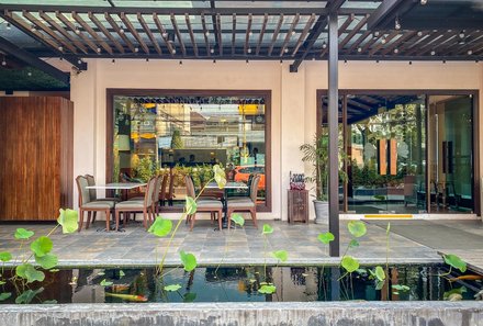 Thailand Familienreise mit Kindern - Thailand for family individuell - Le Patta Chiang Rai - Veranda