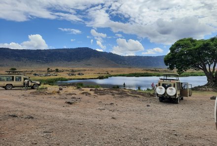 Tansania Familienurlaub - Tansania for family - Mit dem Jeep am Ngorongoro Krater