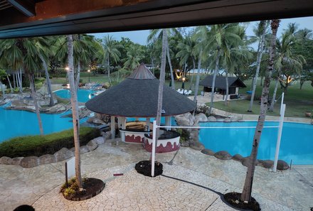 Malaysia Family & Teens - Familienreise Malaysia Strandverlängerung - Nexus Resort & Spa Pool von oben 
