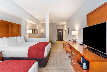 Westkanada for family - Familienurlaub Kanada - Comfort Inn and Suites Zimmer
