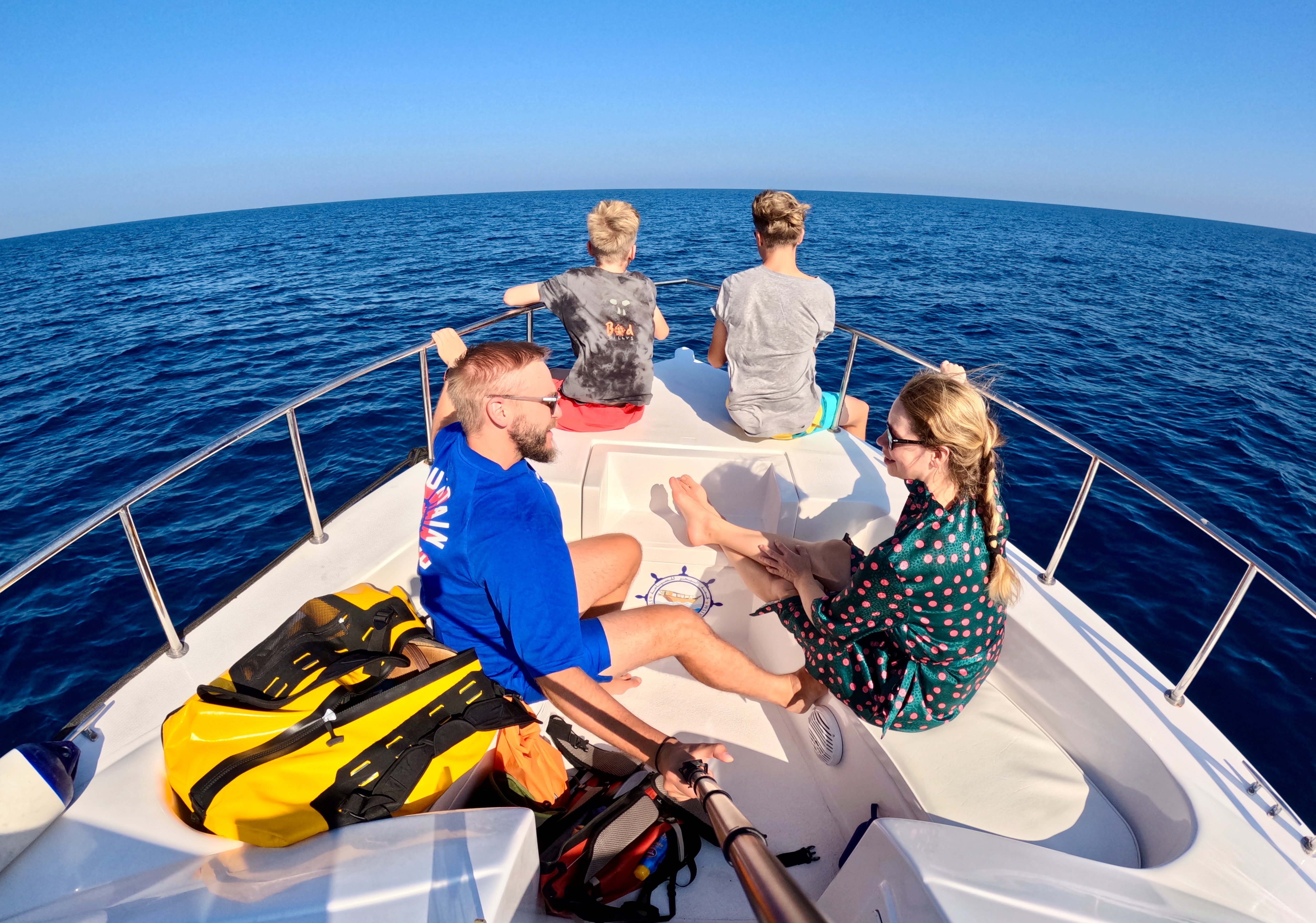 Reisebericht Oman mit Kindern - Daymaniyat-Inseln Bootsfahrt