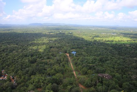 Sri Lanka Familienreise - Sri Lanka Summer for family - Ausblick Sigiriya