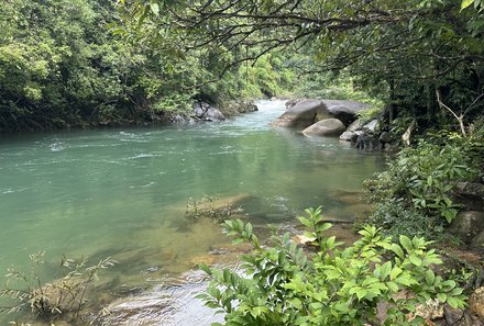 Thailand Familienreise mit Kindern - Thailand for family individuell - Fluss im Khao Sok Nationalpark