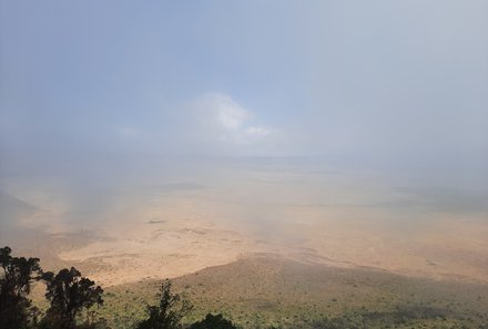 Tansania Familienreise - Tansania for family individuell - Familienabenteuer Tansania -  Ngorongoro Krater Nebel