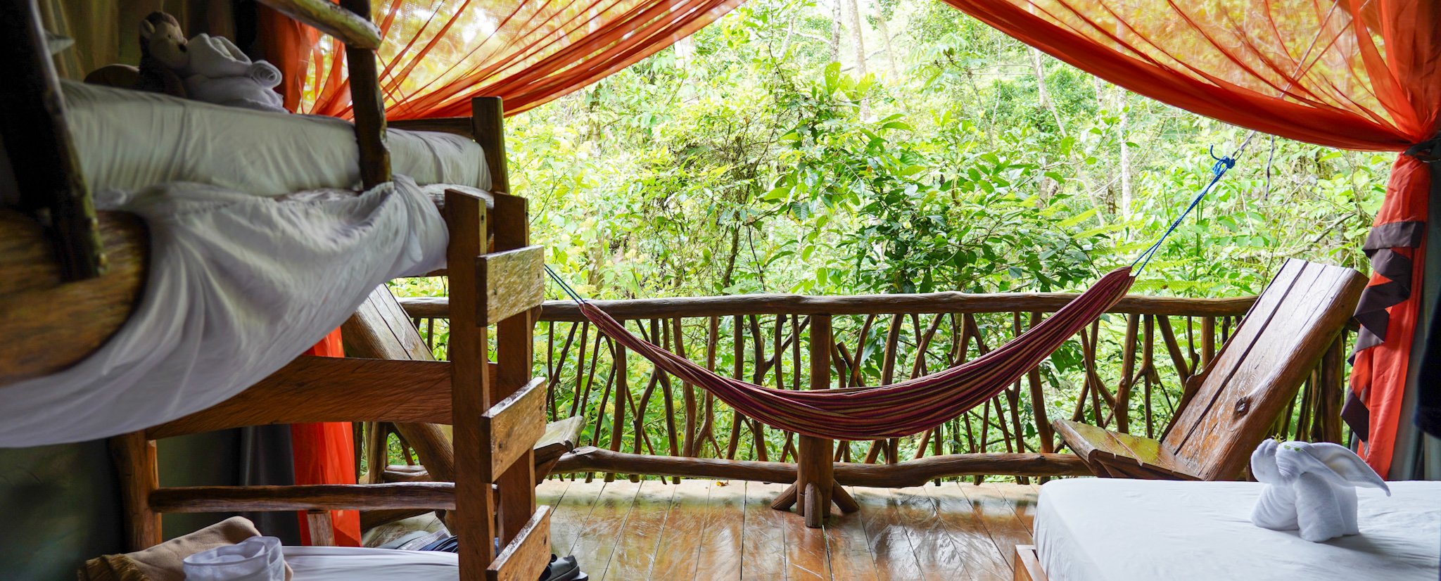 Costa Rica Unterkunft mit Kindern - La Tigra Rainforest Lodge - Lodge Familienzimmer