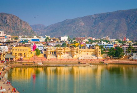 Indien for family - Indien Familienreise - Blick auf den Pushkar-See