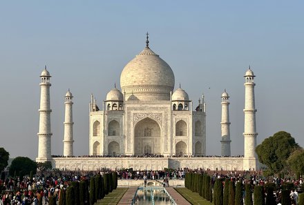 Indien Familienreise - Indien for family - Besichtigung des Taj Mahal 