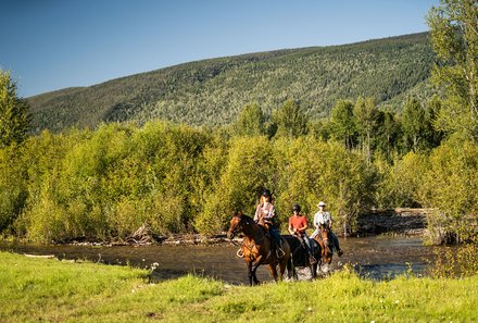 Westkanada for family - Familienurlaub Kanada - Ausritt Wells Gray Guest Ranch 