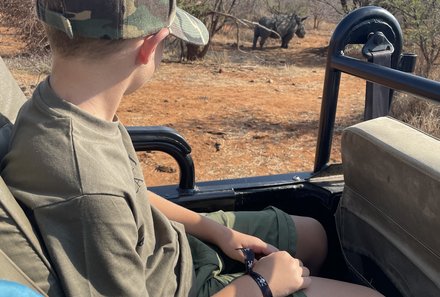 Südafrika mit Kindern - Südafrika for family - Makutsi Safari Farm - Pirschfahrt im Gelände