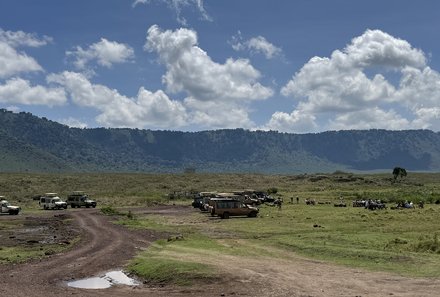 Tansania Familienurlaub - Tansania for family - Ngorongoro Naturkulisse