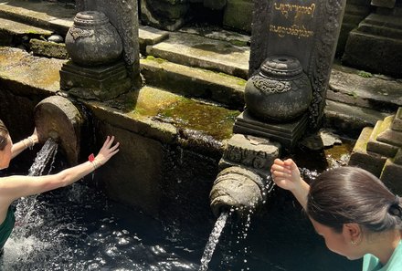 Bali mit Jugendlichen - Java & Bali Family & Teens - Heiliges Wasser im Tirta Empul