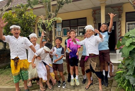 Bali mit Kindern - Bali for family - Kinder mit Einheimischen