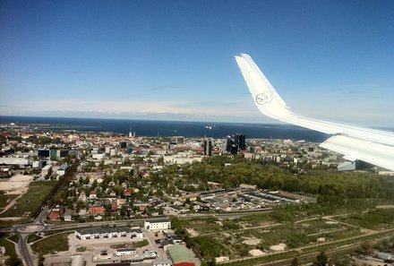 Estland Familienreise - Estland for family - Flug von Tallinn