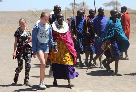 Tansania Familienreise - Tansania Family & Teens - Ngorongoro Conservation Area - unterwegs mit den Massai