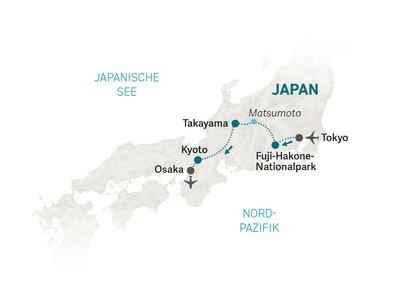 Japan Familienreise - Japan for family - Reiseroute 2025