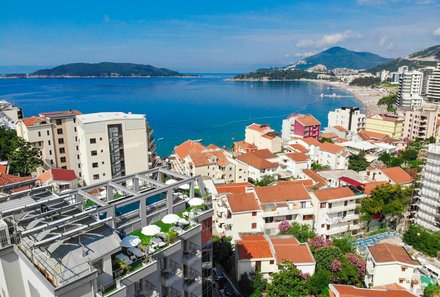 Montenegro Familienreise - Montenegro for family - Budva - Hotel La Mer - Aussicht