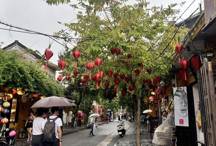 Vietnam Familienreise - Vietnam for family Summer - Laternen in den Straßen Hoi Ans