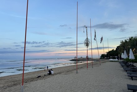 Bali for family deluxe - Familienreise Bali mit Kindern - Sonnenuntergang Sanur Strand