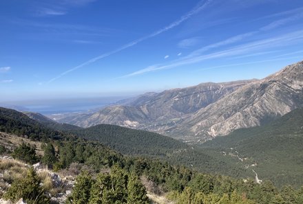 Albanien Familienreise - Albanien for family individuell - Llogara Nationalpark - Landschaft